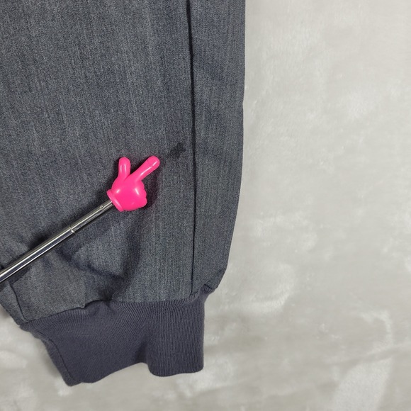 Figs Zamora Jogger Scrub Pants Women's Small Petite Gray Medical Uniform Utility - Picture 10 of 11